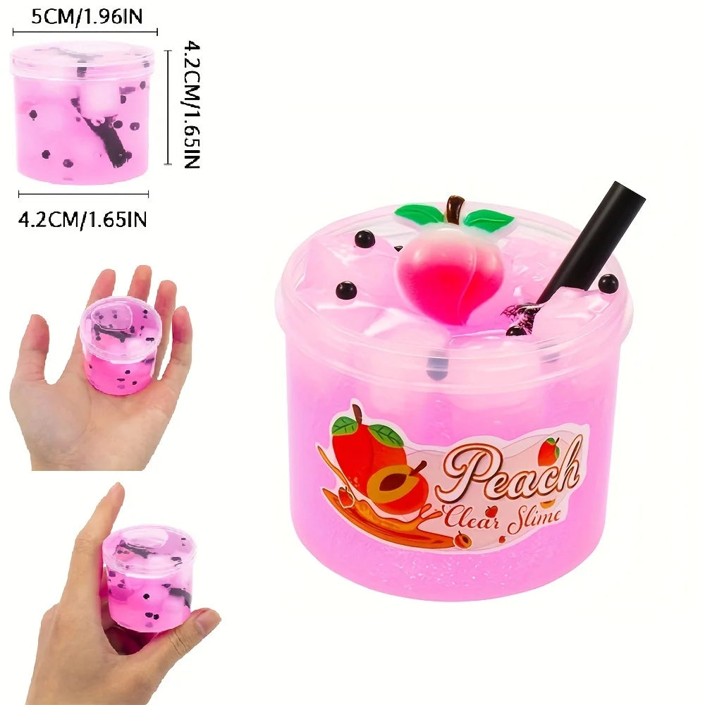 Watermelon Scented Jelly Cube Slime with Charms