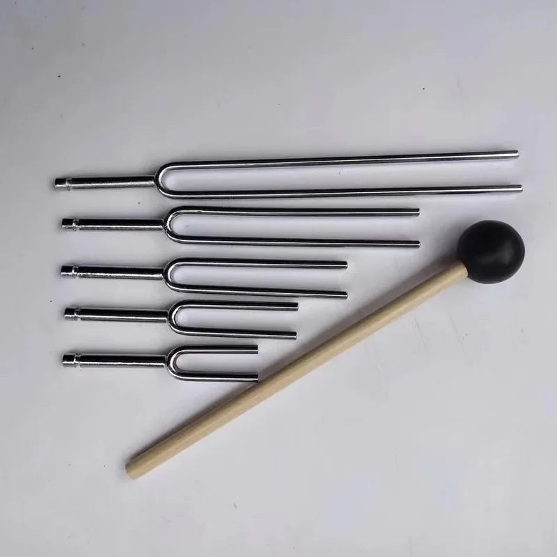 Sound Healing Tuning Forks Set (128Hz & 512Hz)