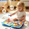 Montessori Quiet Book for Toddlers – Sensory Activity Book for Daily Life Skills