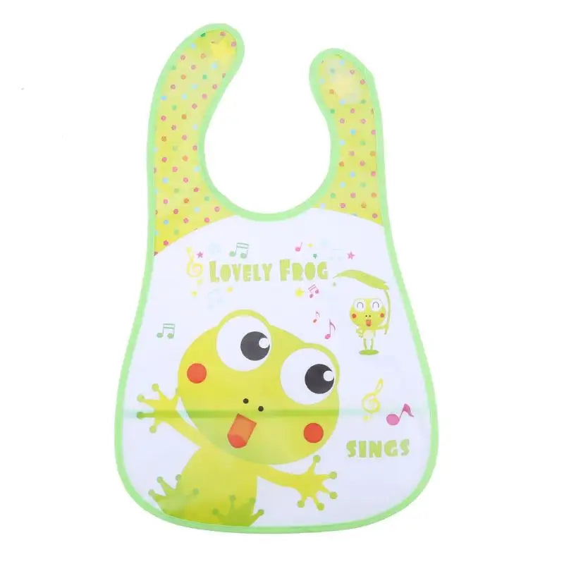 Baby Feeding Bib with Catch Pocket