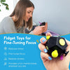 12-Side Fidget Cube for Stress Relief and Focus