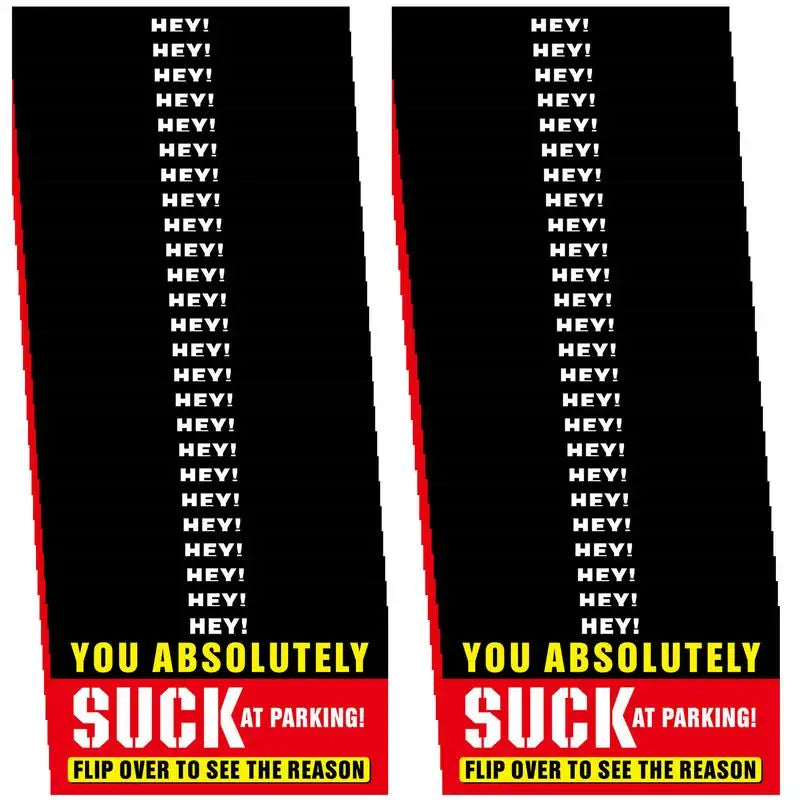 Humorous Fake Parking Tickets - Funny Car Pranks (50 Pack)