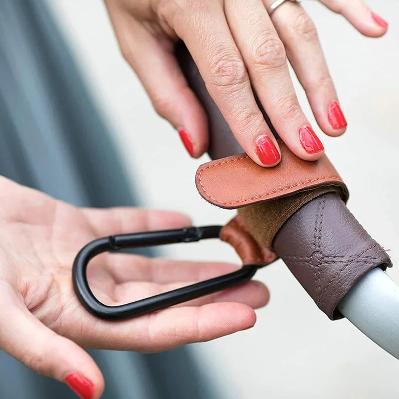 360° Rotating Stroller Hook for Bags & Diaper Packs