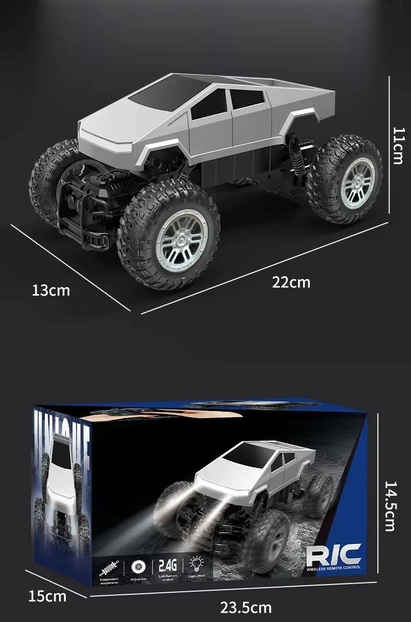 Amphibious 4WD RC Monster Truck – Waterproof Off-Road Remote Control Car