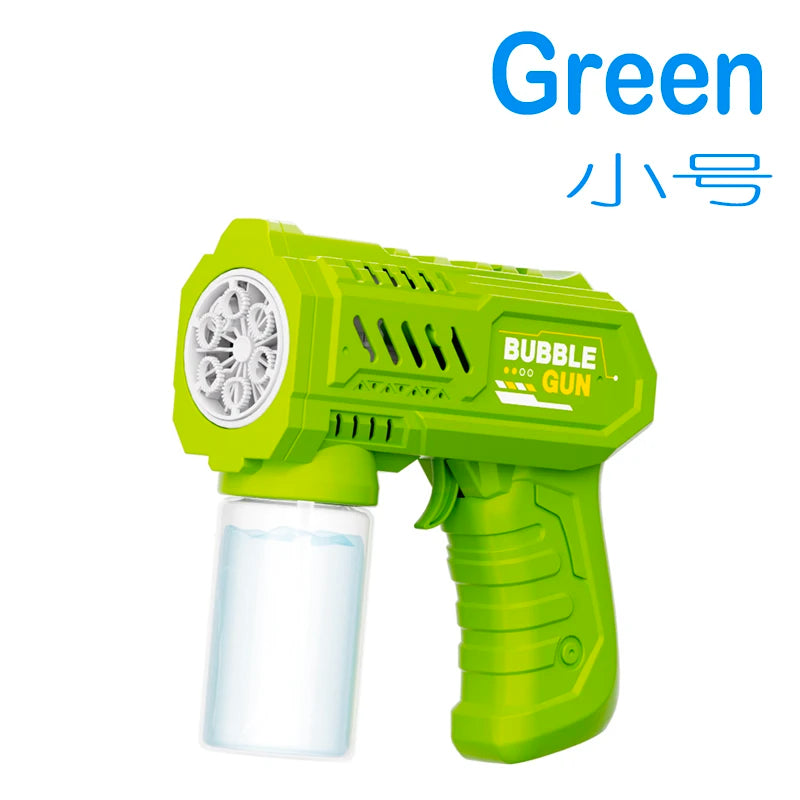 Automatic Bubble Gun with Lights for Kids