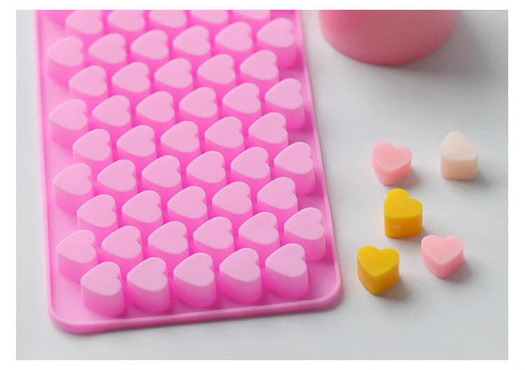 Mini Heart Silicone Mold for Candles, Soap & Resin