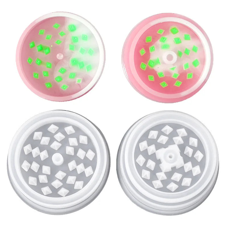 Flexible Silicone Epoxy Resin Mold – Round Shape for DIY Crafting