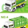 Mini Pull-Back Sanitation Trucks Set of 4