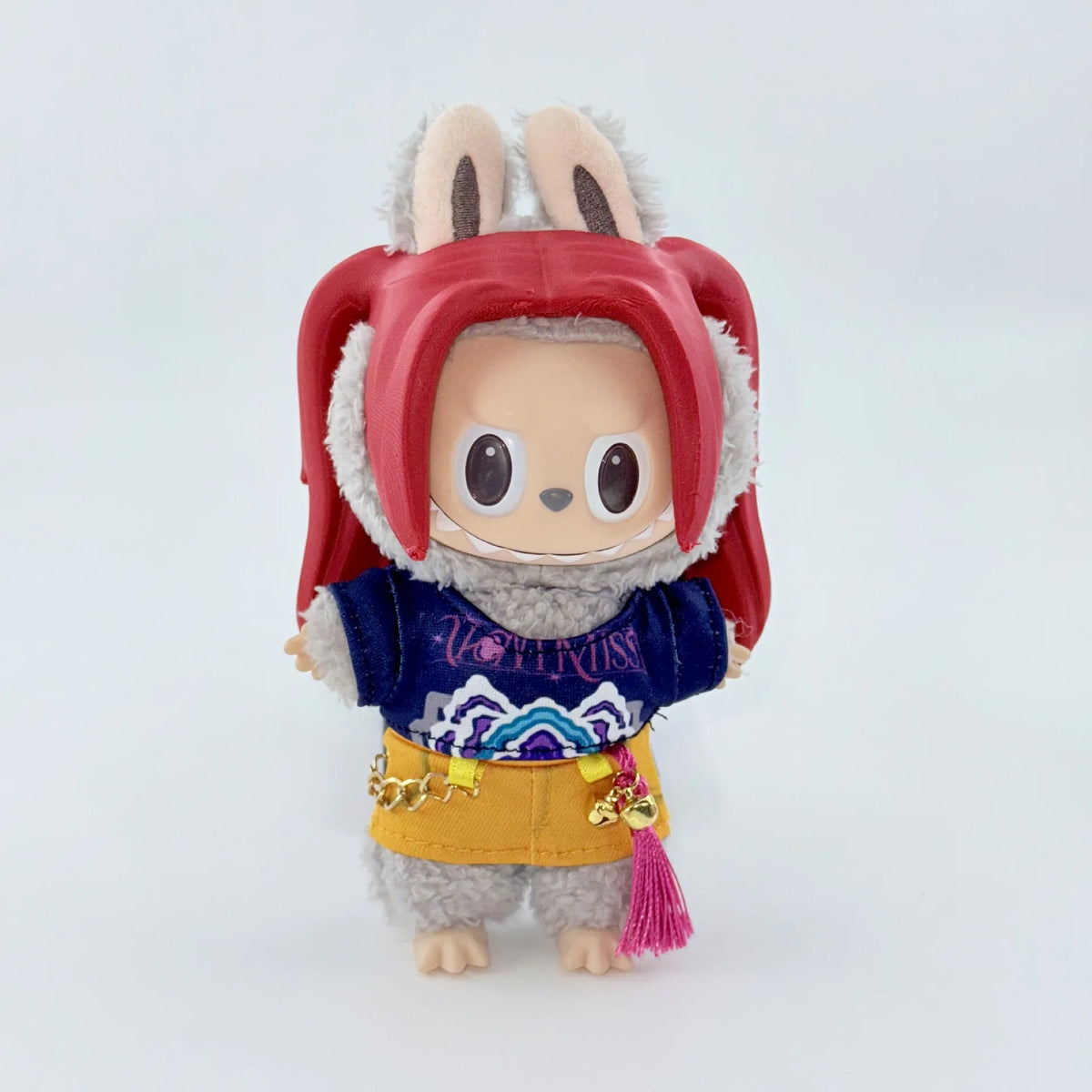 Cute Leather Outfit Set for 15/17cm Labubu Dolls