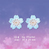 Cherry Blossom Embroidered Patches for DIY Decoration