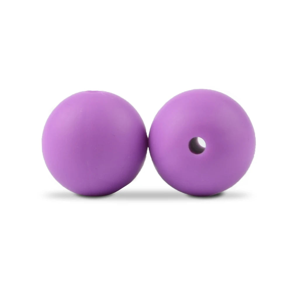 Food-Grade Silicone Beads for Jewelry Making (50-Pack)