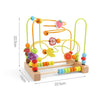 Wooden Bead Maze Roller Coaster Toy for Toddlers