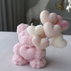 Reusable Silicone Mold for Rose Bear & Heart Candles