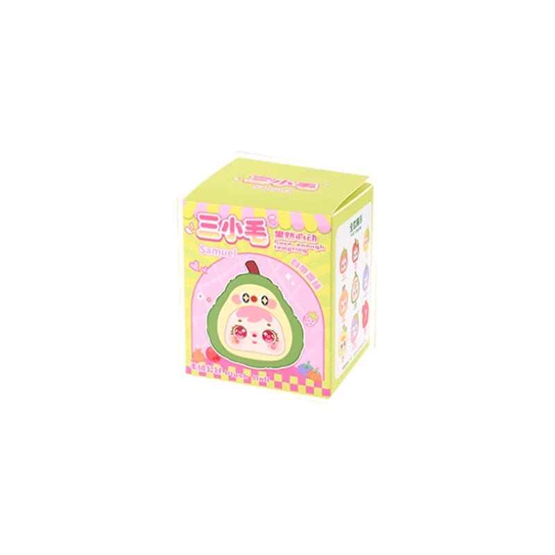 Samuel Heartbeat Plush Fruit Style Keychain Blind Box