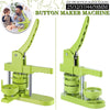 DIY Button Maker Machine Kit with Interchangeable Molds – 5 Sizes
