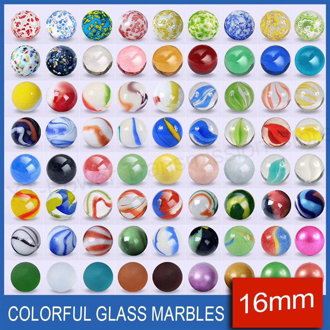 Colorful Glass Marbles for Play, Decor & Craft Projects