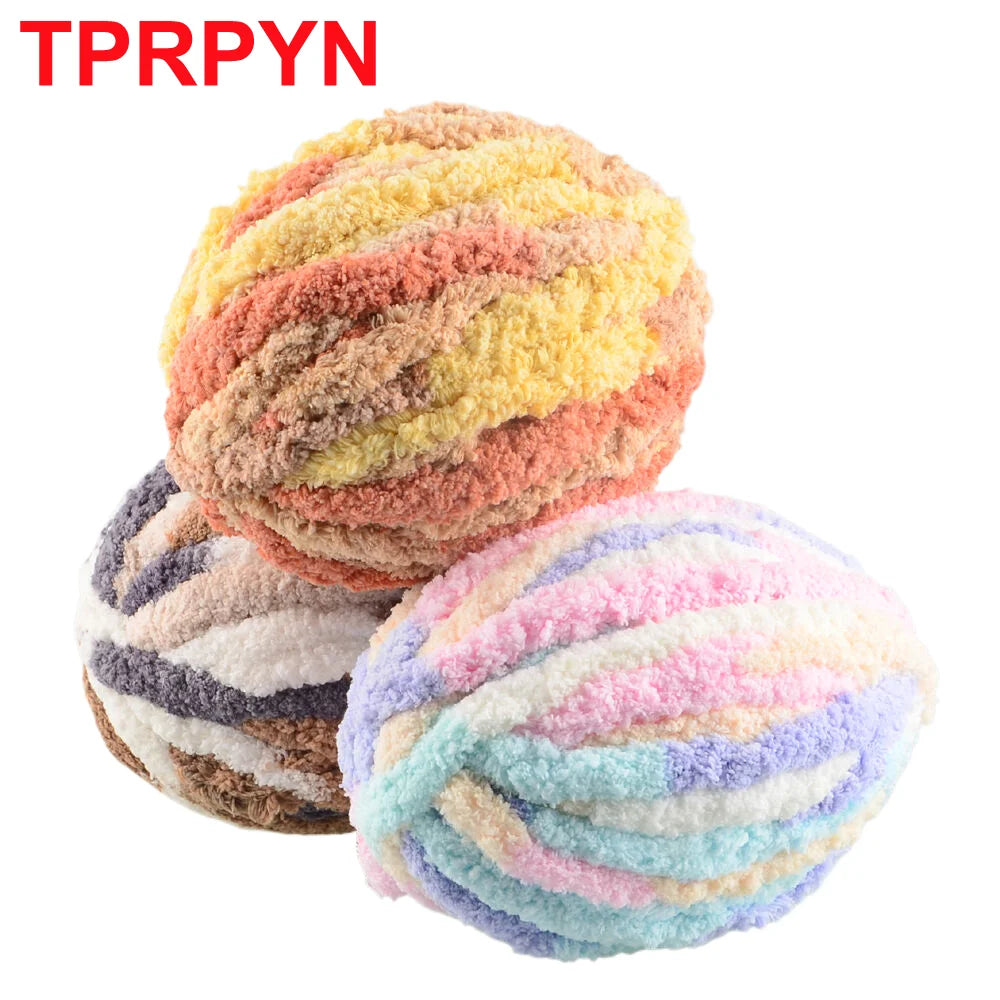 Chunky Chenille Yarn for Knitting and Crochet