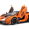 Orange 1:24 Lamborghini Essenza SCV12 diecast model car with sound and light features