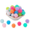 20mm Round Rhinestone Acrylic Beads – Mix Colors for Jewelry Making