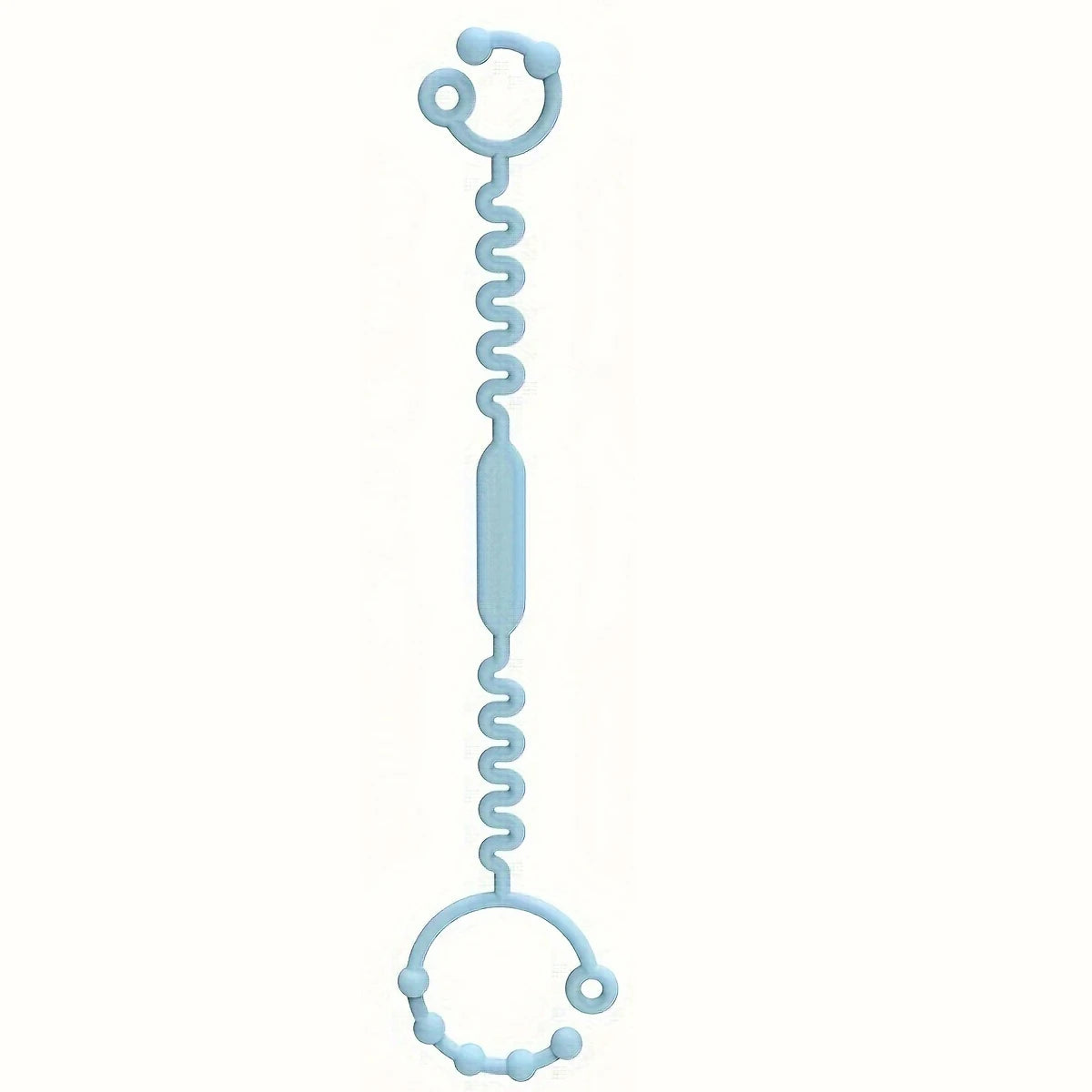 Adjustable Silicone Pacifier Clip with Anti-Drop Chain