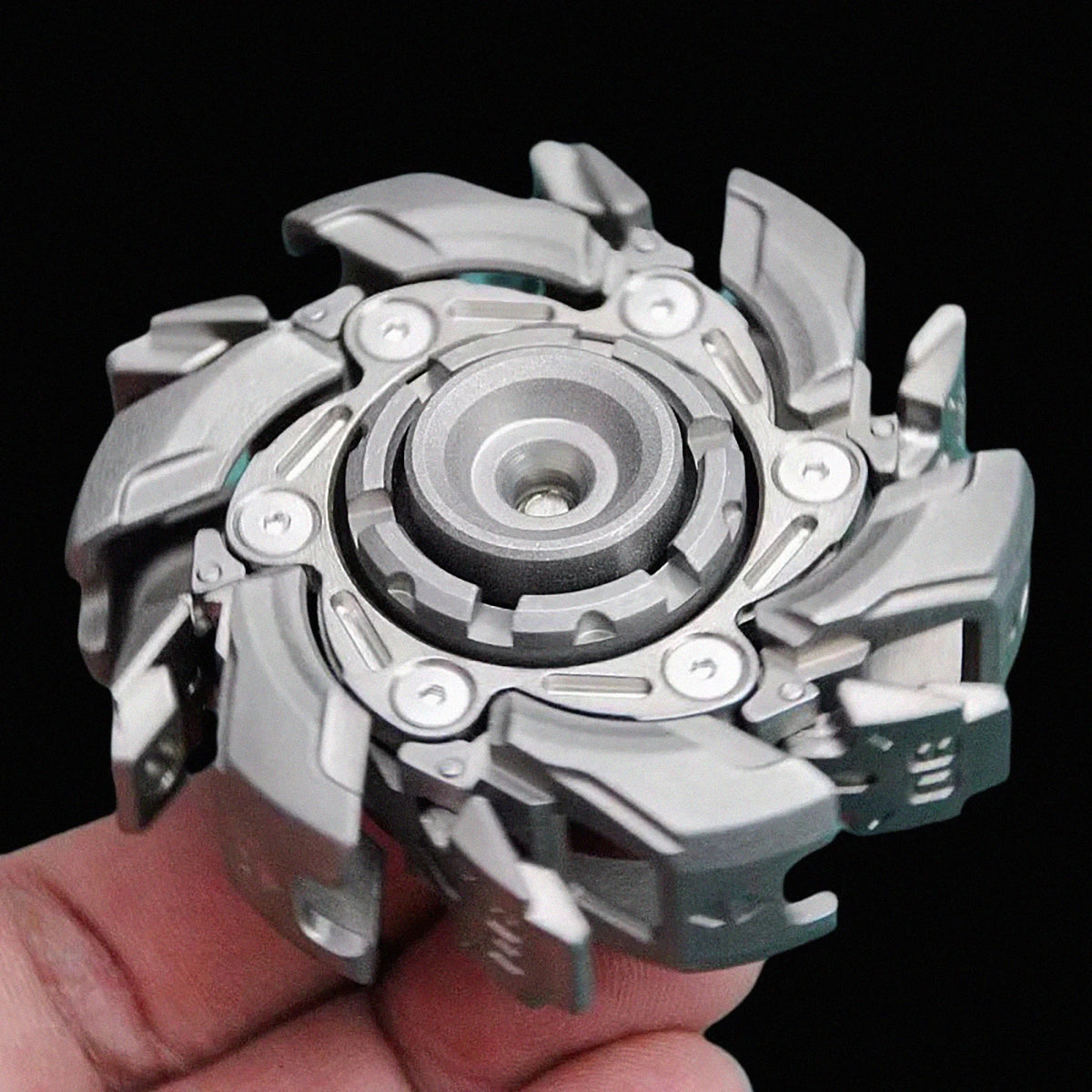 Stainless Steel Cranky Fidget Spinner for Focus and Stress Relief