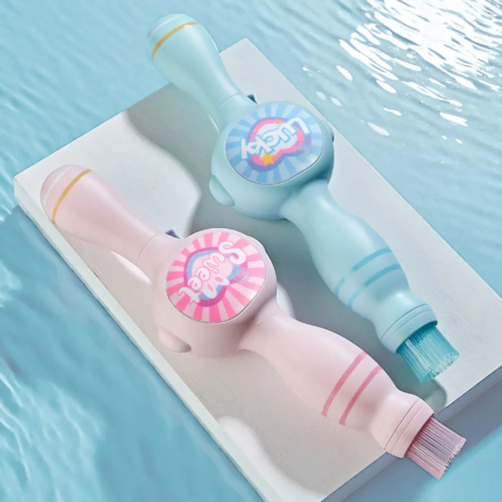Portable Smoke Bubble Machine with LED Lights