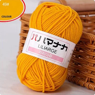 Milk Cotton Chenille Yarn for Soft Baby Knitting & Crochet