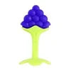 Fruit-Shaped Silicone Teether and Rattle for Babies