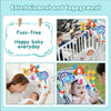 Sunflower Rainbow Baby Crib Toy with Foldable Arch