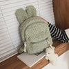 Cute Bunny Ear Plush Backpack for Toddlers – Soft Fleece Daypack