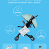 Reusable Wet & Dry Diaper Storage Bags with Double Zipper