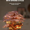 DIY Sakura Cherry Blossom Treehouse Building Kit with Warm Lights