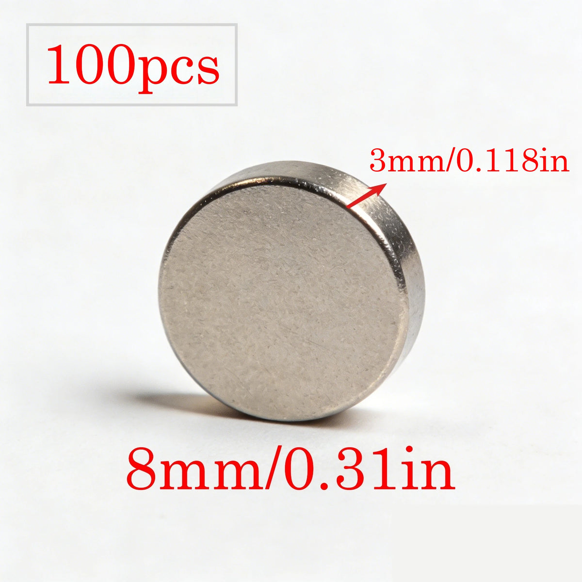 Round Magnetic Discs for Crafts, Office, and Home Organization