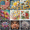 Flower Diamond Art Painting Kit for Beginners, Partial Drill
