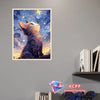 Starry Sky Cat 5D Diamond Painting Kit