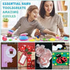 A young girl and woman are shown using a multi-size paper hole punch for crafting projects.
