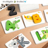 Montessori Wooden Spelling Game with Letter Matching Cards