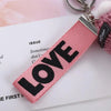 Kawaii Plush Keychain with Sleeping Baby Design