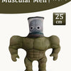 A soft plush muscular man figure, 25 cm tall, inspired by the Forsaken game.