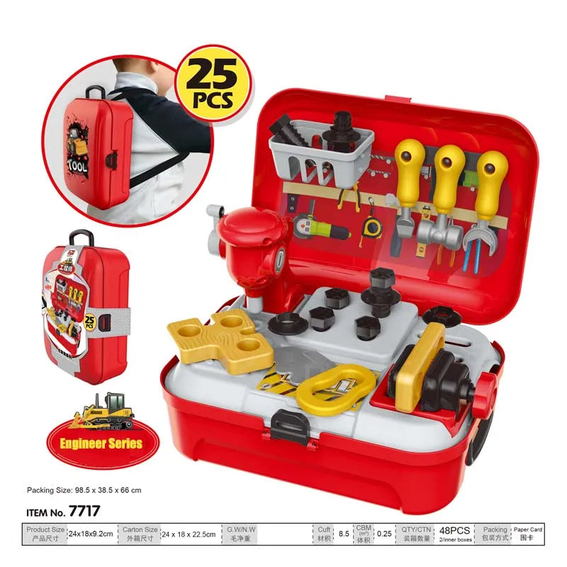 Kids Pretend Doctor Play Set with Portable Backpack Medical Kit