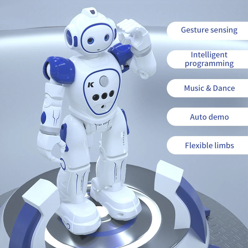 Interactive Dancing Robot with Remote Control and Gesture Sensing