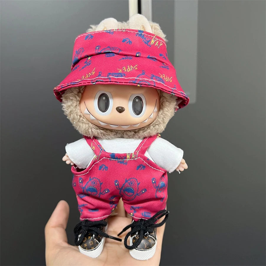 Fashion Doll Outfit Set for 15/17cm Labubu Figures