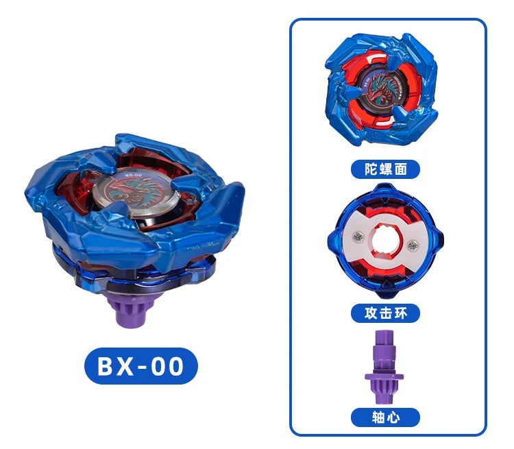 Gyro X Series Metal Battle Spinning Top with Launcher