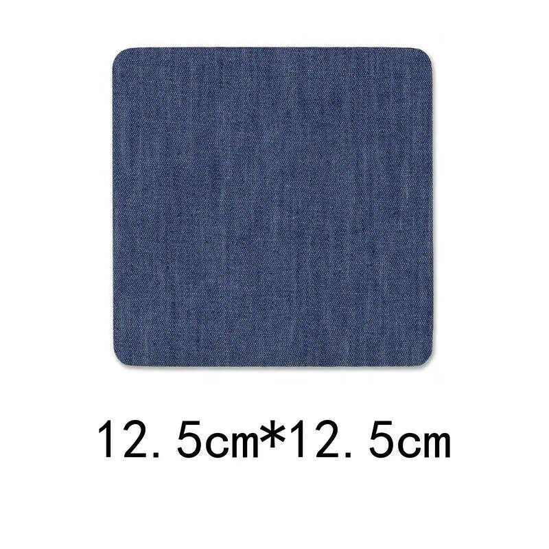 Iron-On Denim Patches for Jeans Repair & DIY Crafts