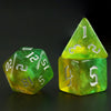Iridescent Glitter Dice Set for D&D and Tabletop RPGs