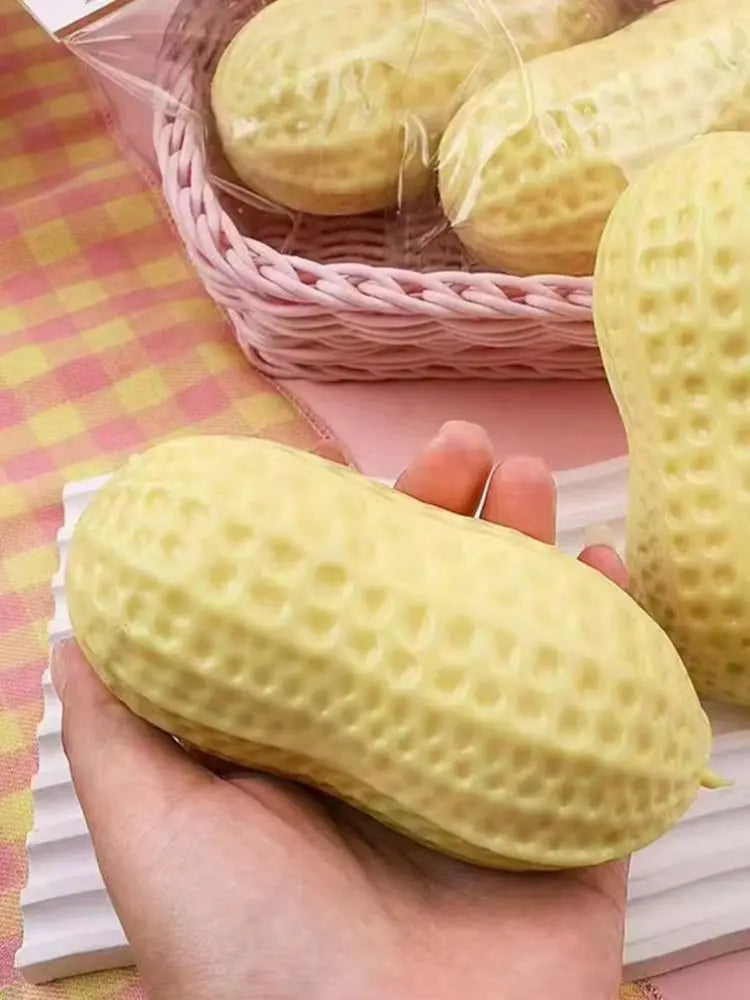Squishy Peanut Stress Relief Toy – Soft Fidget for All Ages