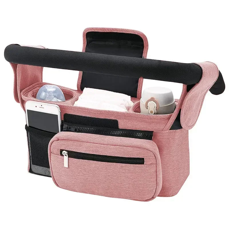 Stroller Storage Organizer Bag with Large Capacity