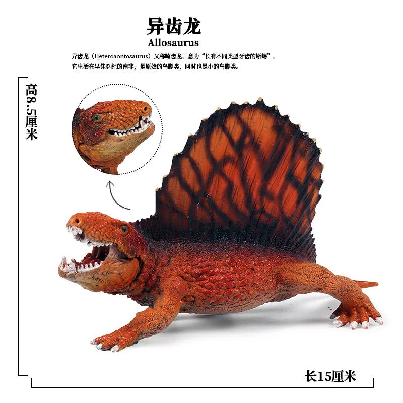 Realistic Dinosaur Figurine Collection for Imaginative Play