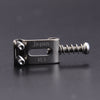 A titanium alloy electric guitar bridge saddle set with a 10.5mm size and Japanese engraving.