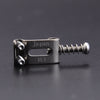 A titanium alloy electric guitar bridge saddle set with a 10.5mm size and Japanese engraving.